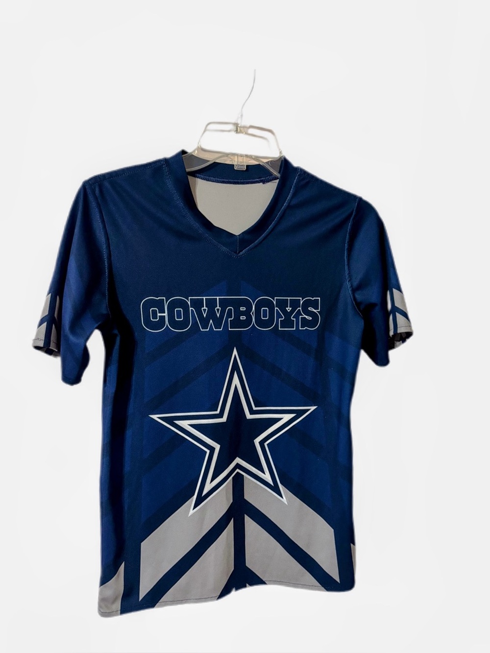 Kids Cowboys Graphic Football Tee - Navy